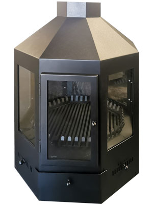 1000 mm Octagon Fireplace